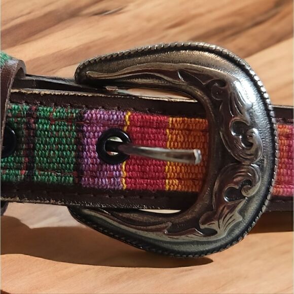 Mult-Color Western Belt and Crossbody Bundle Size Large - Picture 4 of 9